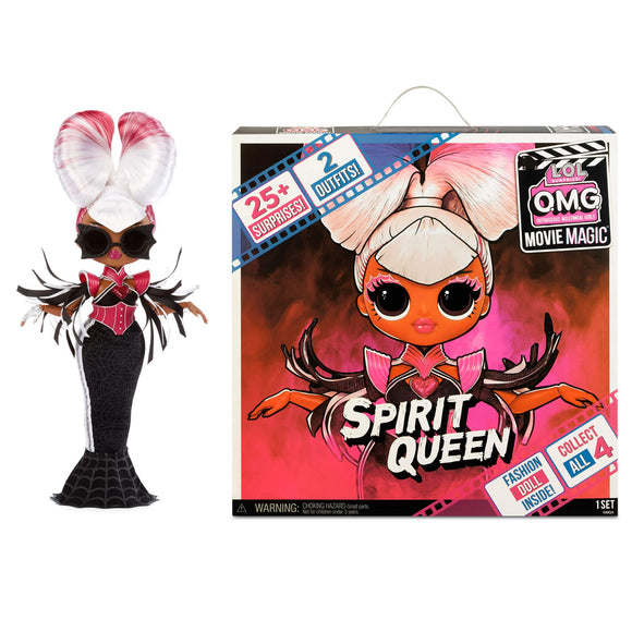 LOL Surprise OMG Movie Magic Spirit Queen Fashion Doll with 25