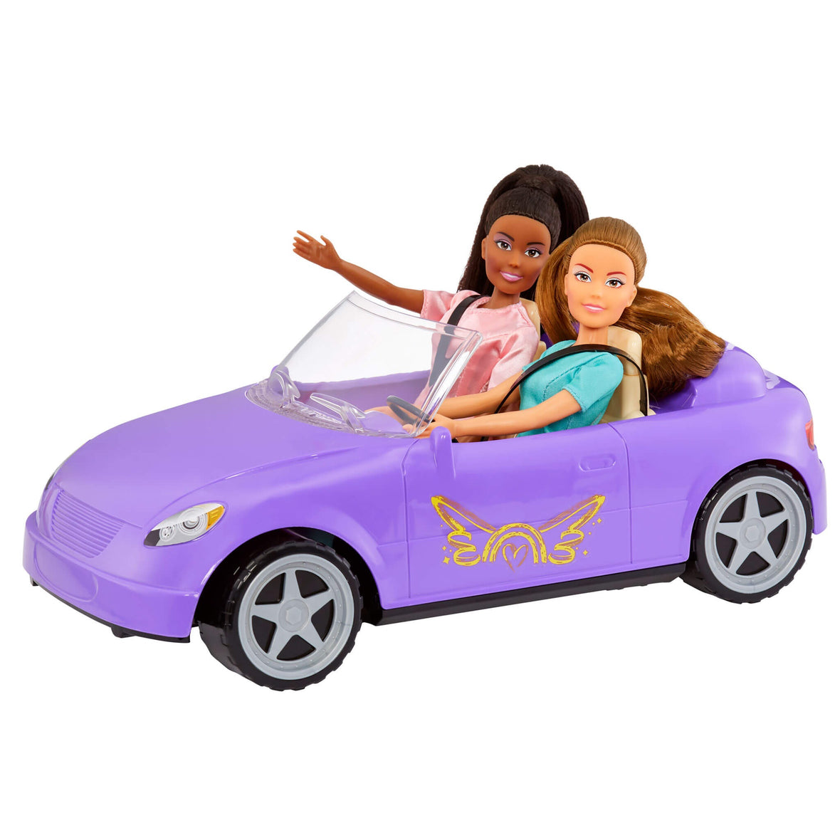 MGA’s Dream Ella Car Cruiser – Purple Convertible Car