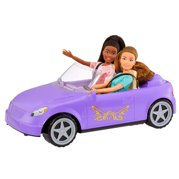 MGA’s Dream Ella Car Cruiser – Purple Convertible Car