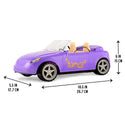 MGA’s Dream Ella Car Cruiser – Purple Convertible Car