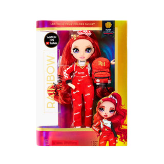 Rainbow High Junior High Ruby Anderson 9 inches Red Fashion Doll with Accessories