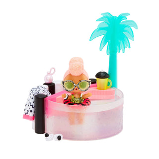 LOL Surprise OMG House of Surprises Hot Tub Playset with Yacht B.B. with 8 Surprises