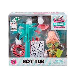 LOL Surprise OMG House of Surprises Hot Tub Playset with Yacht B.B. with 8 Surprises