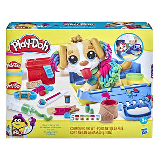 Play-Doh Care 'n Carry Vet Playset with Toy Dog