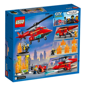 LEGO City Fire Rescue Helicopter 60281 - 0
