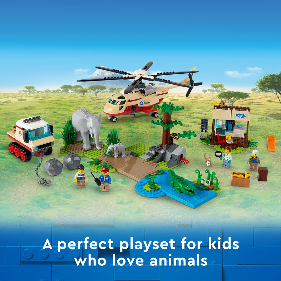LEGO® City Wildlife Rescue Operation Building Kit 60302