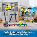 LEGO® City Rescue Helicopter Transport Building Kit 60343-10