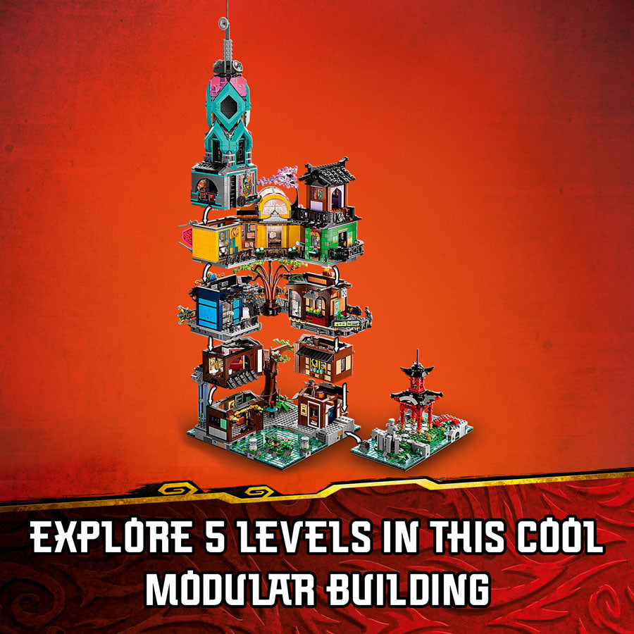LEGO® NINJAGO® NINJAGO City Gardens Building Kit 71741 | Import A Toy LEGO® NINJAGO® NINJAGO City Gardens Building Kit 71741 | Import A Toy