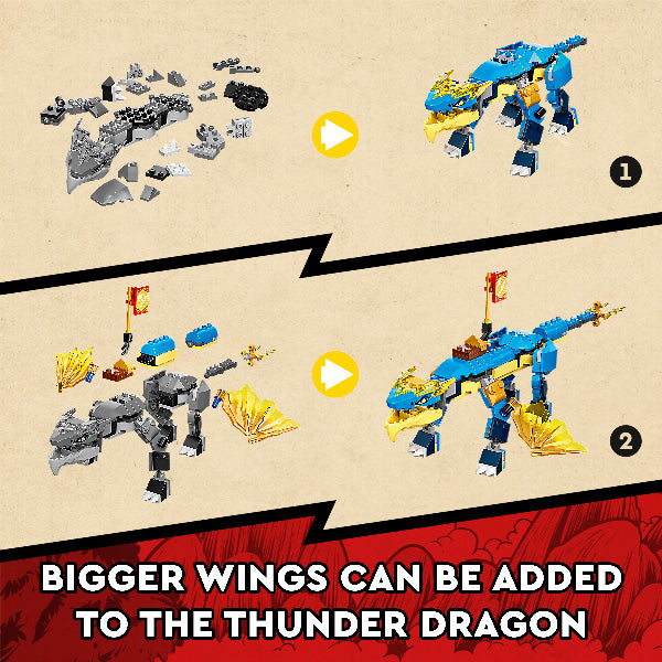LEGO® NINJAGO® Jay’s Thunder Dragon EVO Building Kit 71760