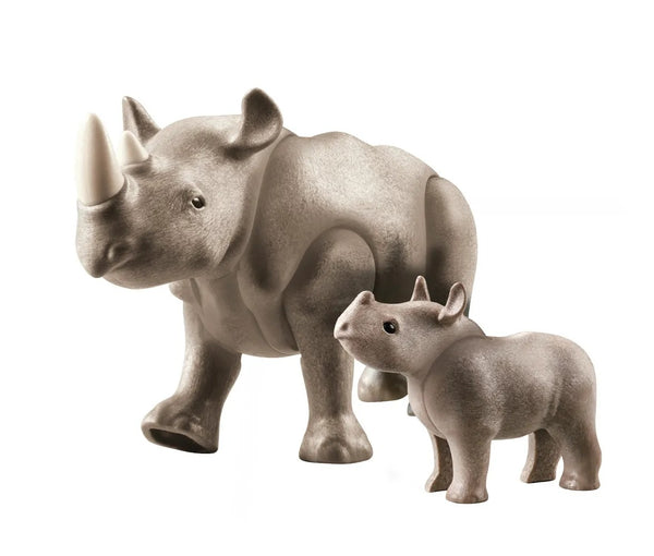 PLAYMOBIL Rhino with Calf 70357