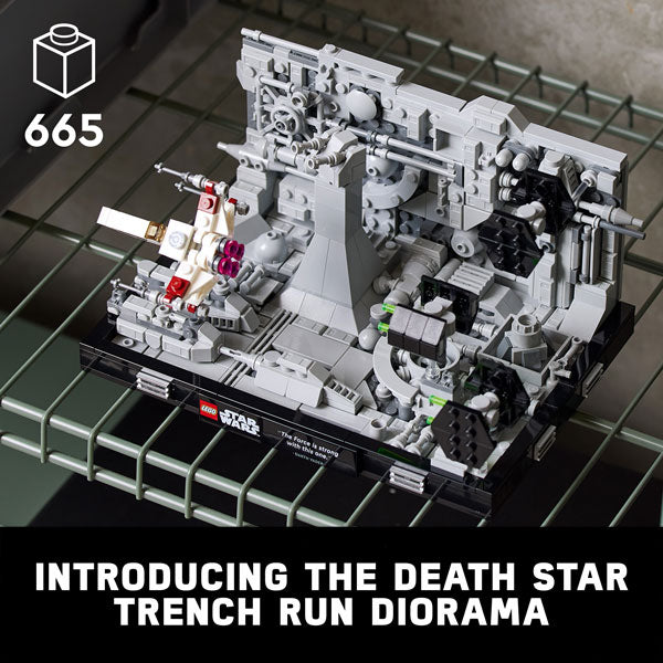 LEGO® Star Wars™ Death Star™ Trench Run Diorama Building Kit 75329