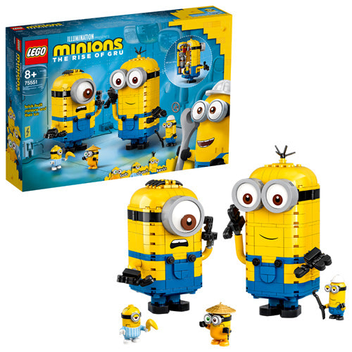 LEGO MINIONS Brick-built Minions and their Lair 75551