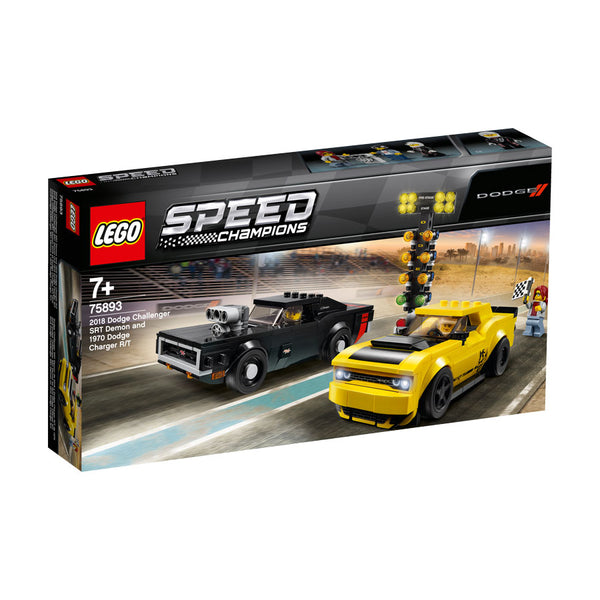 LEGO® Speed Champions 2018 Dodge Challenger SRT Demon and 1970 Dodge Charger R/T