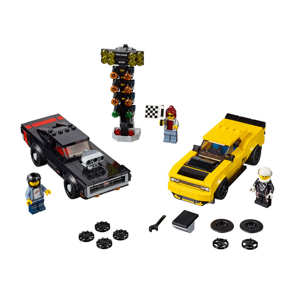 LEGO® Speed Champions 2018 Dodge Challenger SRT Demon and 1970 Dodge Charger R/T