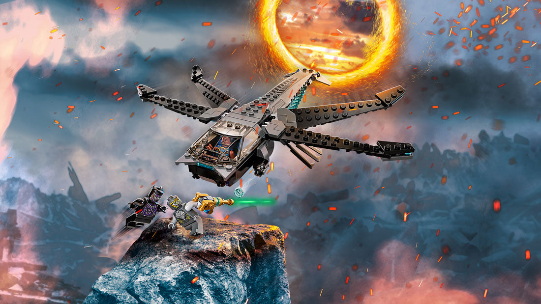 LEGO® Marvel Black Panther Dragon Flyer Building Kit 76186
