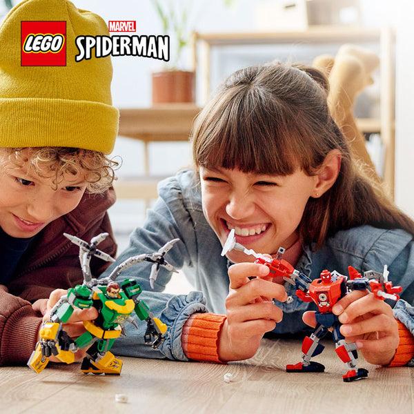 LEGO® Marvel Spider-Man: Spider-Man & Doctor Octopus Mech Battle Building Kit 76198