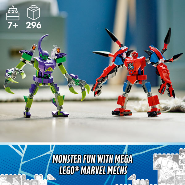LEGO® Marvel Spider-Man & Green Goblin Mech Battle Building Kit 76219