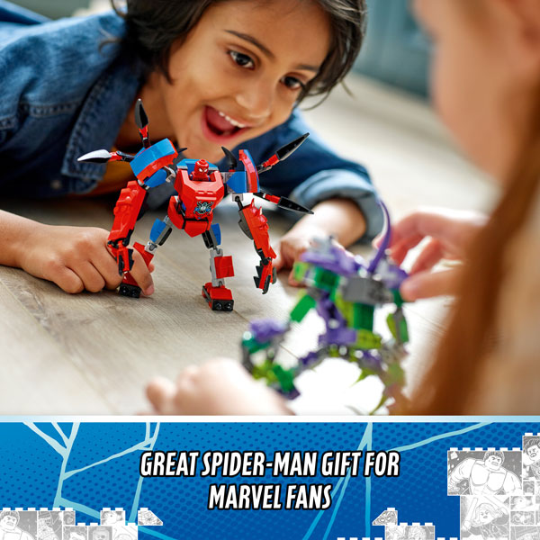 LEGO® Marvel Spider-Man & Green Goblin Mech Battle Building Kit