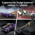 LEGO® Speed Champions Mopar Dodge//SRT Top Fuel Dragster and 1970 Dodge Challenger T/A Building Kit 76904