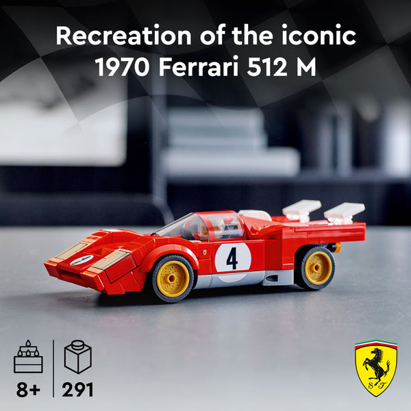 LEGO® Speed Champions 1970 Ferrari 512 M Building Kit 76906