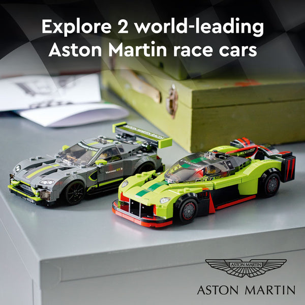 LEGO® Speed Champions Aston Martin Valkyrie AMR Pro and Aston Martin Vantage GT3 76910