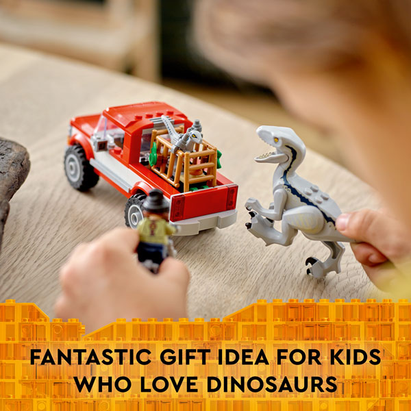LEGO® Jurassic World Blue & Beta Velociraptor Capture Building Kit 76946
