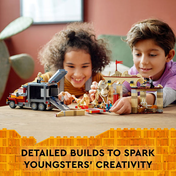 LEGO® Jurassic World T. rex & Atrociraptor Dinosaur Breakout 76948