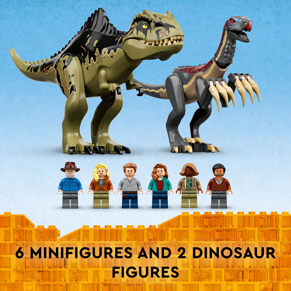 LEGO® Jurassic World Giganotosaurus & Therizinosaurus Attack 76949
