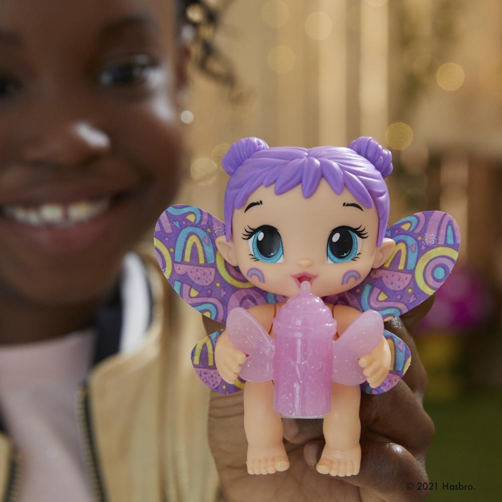 Baby Alive Glo Pixies Minis Doll, Plum Rainbow