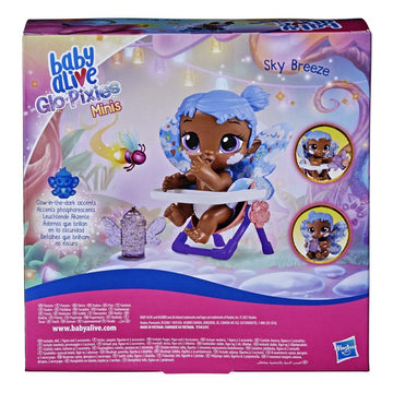 Baby Alive Glo Pixies Minis Doll, Sky Breeze - 0