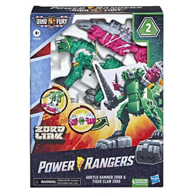 POWER RANGERS Dino Fury Ankylo Hammer and Tiger Claw Zord - 0