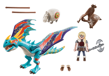 PLAYMOBIL DRAGONS Dragon Racing: Astrid and Stormfly - 0