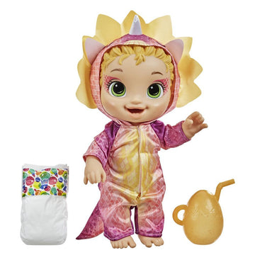 BABY ALIVE Dino Cuties Doll -Triceratops