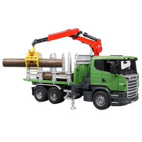 BRUDER Scania R-series Timber truck with 3 trunks