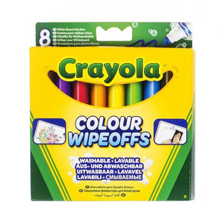 CRAYOLA Colour Wipeoffs White Board Markers 8