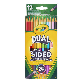 CRAYOLA Dual Sided Coloured Pencils 12