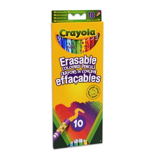 CRAYOLA Erasable Coloured Pencils 10