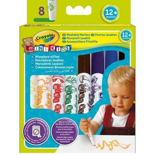 CRAYOLA Mini Kids My First Washable Markers 8 Pack