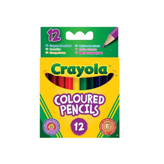 CRAYOLA Short Coloured Pencils 12