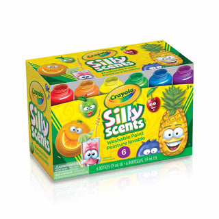 CRAYOLA Silly Scents Washable Kids’ Paint, 6 Count