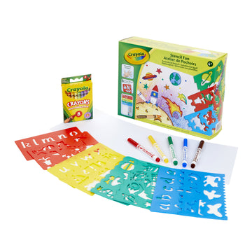 CRAYOLA Stencil Fun Art Kit
