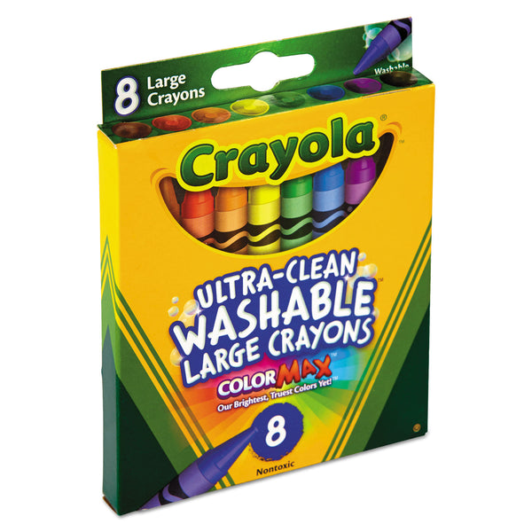 CRAYOLA Ultra-clean Washable Large Crayons 8