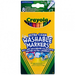 CRAYOLA Washable Super Tips Markers 8