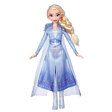 Disney Frozen Elsa Fashion Doll With Long Blonde Hair and Blue Outfit - 0
