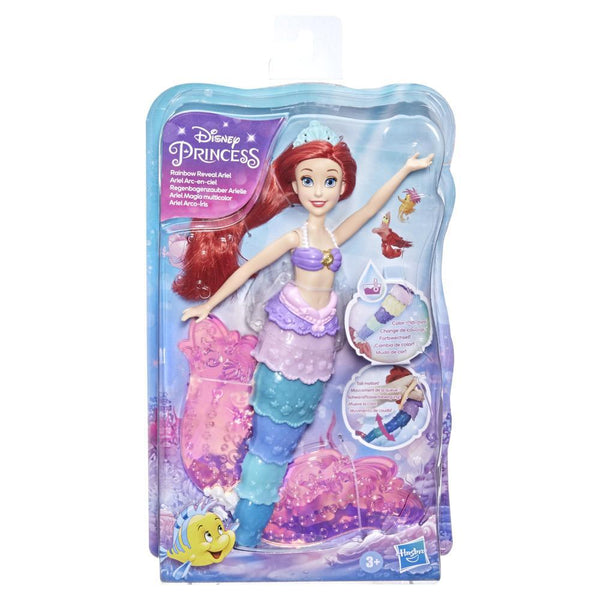 Disney Princess Rainbow Reveal The Little Mermaid Ariel Color Change Doll