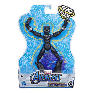 Marvel Avengers Bend And Flex Black Panther Action Figure E7868 - 0