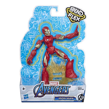 Marvel Avengers Bend And Flex Iron Man Action Figure E7870 - 0