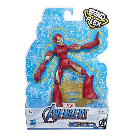 Marvel Avengers Bend And Flex Iron Man Action Figure E7870