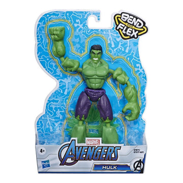 Marvel Avengers Bend And Flex Hulk Action Figure E7871 - 0