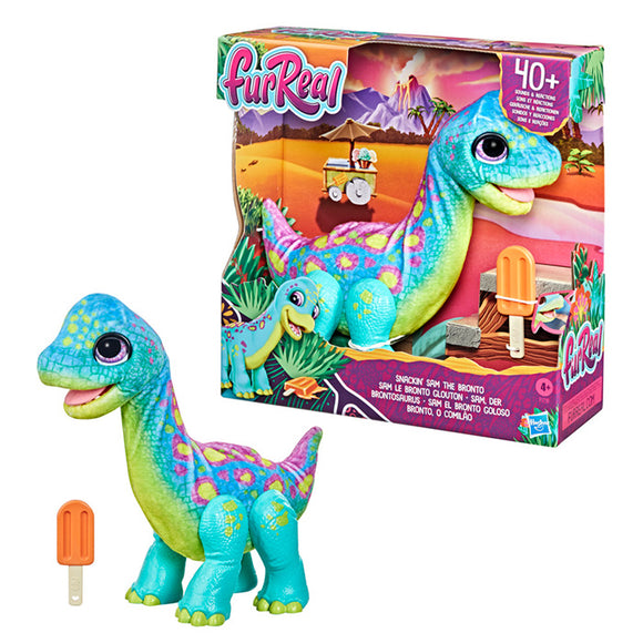 furReal Snackin’ Sam the Bronto Interactive Animatronic Plush Toy